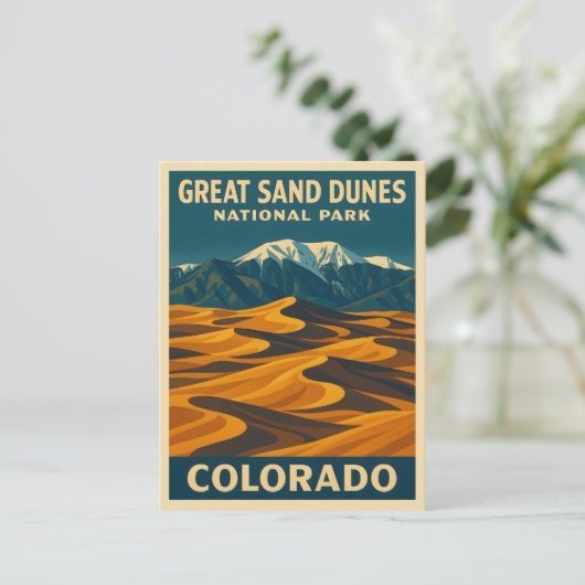 Activiteiten in de omgeving van Great Sand Dunes N Briefkaart (Staand voorkant)