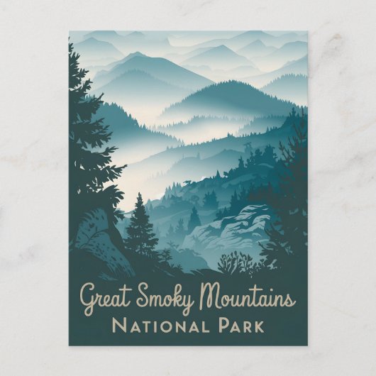 Activiteiten in de omgeving van Great Smoky Mounta Briefkaart (Voorkant)
