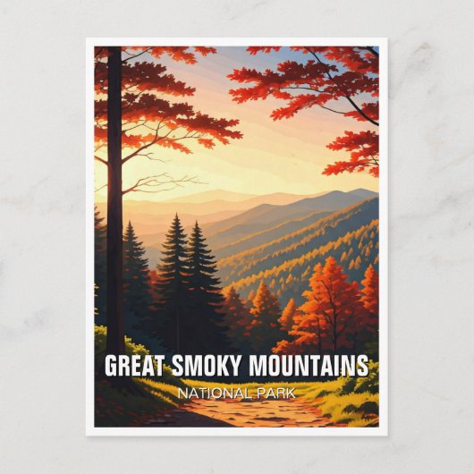 Activiteiten in de omgeving van Great Smoky Mounta Briefkaart (Voorkant)