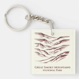 Activiteiten in de omgeving van Great Smoky Mounta Sleutelhanger