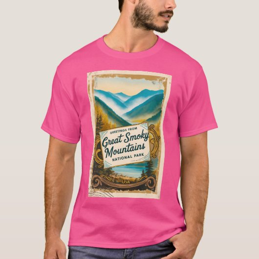 Activiteiten in de omgeving van Great Smoky Mounta T-shirt (Voorkant)