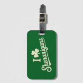 Activiteiten in de omgeving van Green Funny Irish  Bagagelabel (Voorkant (verticaal))