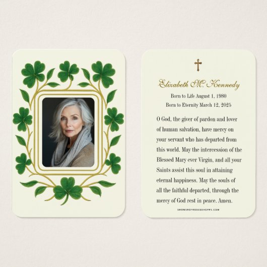 Activiteiten in de omgeving van Green & Gold Shamr Visitekaartje (Voorkant /achterkant)