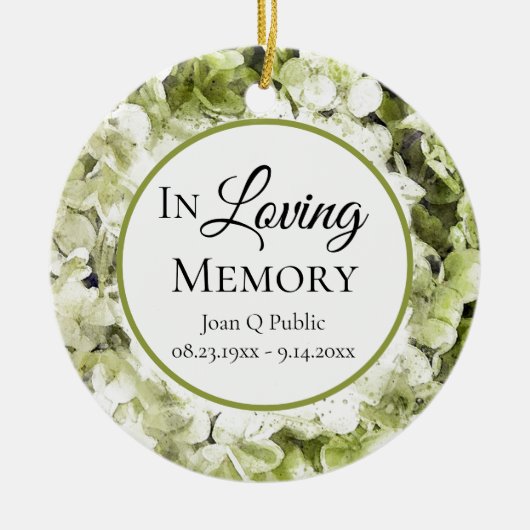 Activiteiten in de omgeving van Green Hydrangea Wa Keramisch Ornament (Voorkant)