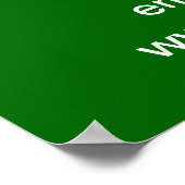 Activiteiten in de omgeving van Green St. Patrick' Poster (Hoek)