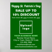 Activiteiten in de omgeving van Green St. Patrick' Poster (Voorkant)