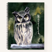 Activiteiten in de omgeving van Green Waterverf Fo Notitieboek (Voorkant)