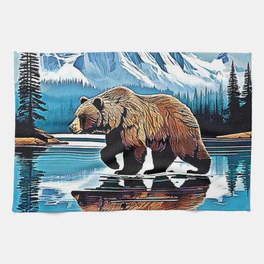 Activiteiten in de omgeving van Grizzly Lake Mount Theedoek (Horizontaal)