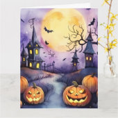 Activiteiten in de omgeving van Halloween Night Ja Kaart (Gele Bloem)