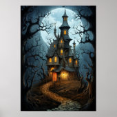 Activiteiten in de omgeving van Halloween Spooky W Poster (Voorkant)