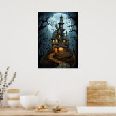 Activiteiten in de omgeving van Halloween Spooky W Poster (Keuken)