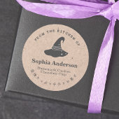 Activiteiten in de omgeving van Halloween Witch Pe Ronde Sticker