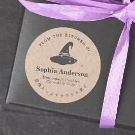 Activiteiten in de omgeving van Halloween Witch Pe Ronde Sticker