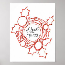 Activiteiten in de omgeving van Halls Red Glitter  Poster