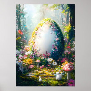 Activiteiten in de omgeving van Happy Easter Egg F Poster