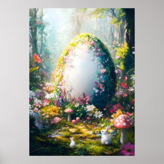 Activiteiten in de omgeving van Happy Easter Egg F Poster (Voorkant)