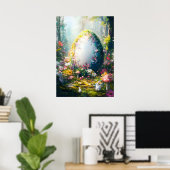 Activiteiten in de omgeving van Happy Easter Egg F Poster (Thuiskantoor)