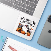 Activiteiten in de omgeving van Happy Halloween Gh Sticker (Laptop met iPhone)