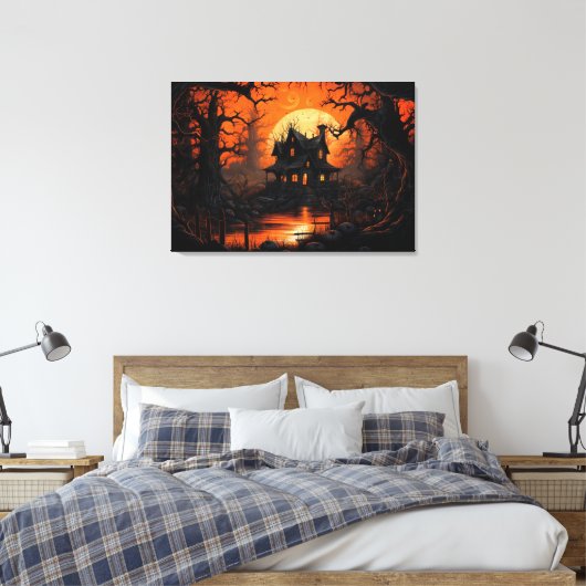 Activiteiten in de omgeving van Harvest Moon Haunt Canvas Afdruk (Insitu (Slaapkamer))