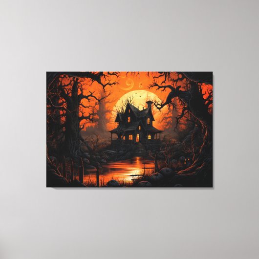 Activiteiten in de omgeving van Harvest Moon Haunt Canvas Afdruk (Voorkant)