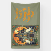 Activiteiten in de omgeving van Haunted House Cree Spandoek (Verticaal)