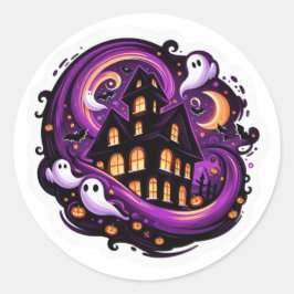 Activiteiten in de omgeving van Haunted House Hall Ronde Sticker