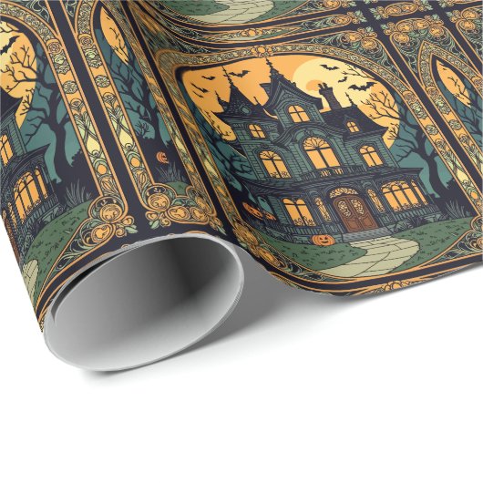 Activiteiten in de omgeving van Haunted House Witc Cadeaupapier (Rol Hoek)