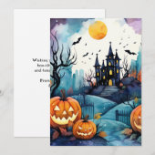 Activiteiten in de omgeving van Haunted Mansion Ja Feestdagenkaart (Voorkant / Achterkant)