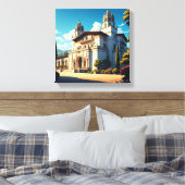 Activiteiten in de omgeving van Hearst Castle San Canvas Afdruk (Insitu (Slaapkamer))