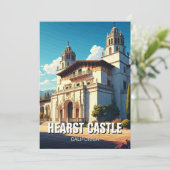 Activiteiten in de omgeving van Hearst Castle San Feestdagenkaart (Staand voorkant)