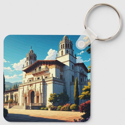 Activiteiten in de omgeving van Hearst Castle San Sleutelhanger (Achterkant)