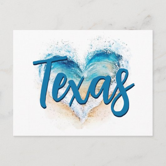 Activiteiten in de omgeving van Heart Wave Texas B Briefkaart (Voorkant)