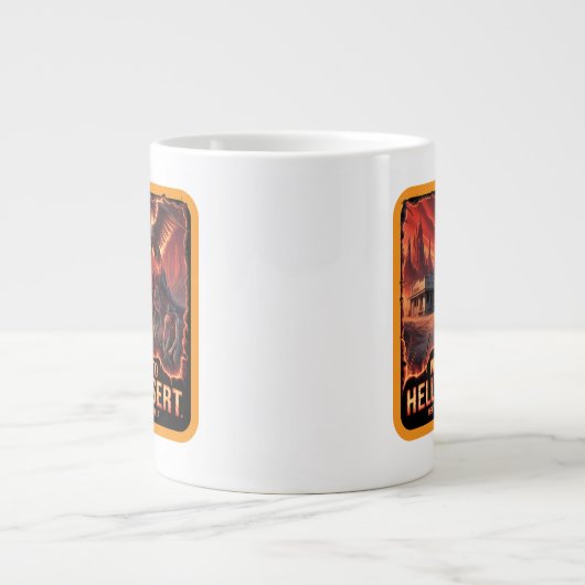 Activiteiten in de omgeving van Hell's Desert Deat Grote Koffiekop (Voorkant)