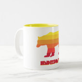 Activiteiten in de omgeving van Hendersonville Nor Tweekleurige Koffiemok (Voorkant links)