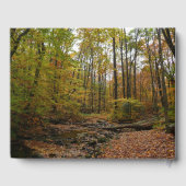 Activiteiten in de omgeving van herfst Creek at La Gastenboek (Achterkant)