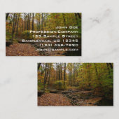 Activiteiten in de omgeving van herfst Creek at La Visitekaartje (Voorkant / Achterkant)