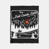 Activiteiten in de omgeving van herfst Creek Herfs Fleece Deken (Voorkant)