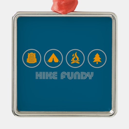 Activiteiten in de omgeving van Hike Fundy Nationa Metalen Ornament (Voorkant)