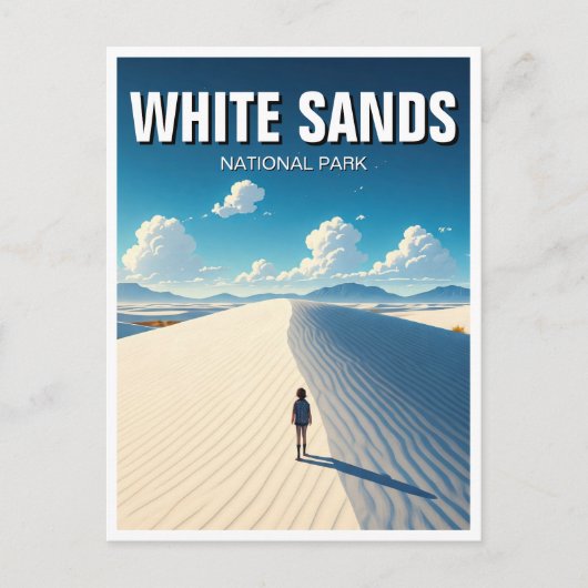 Activiteiten in de omgeving van Hiking White Sands Briefkaart (Voorkant)