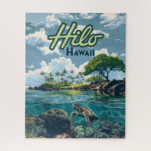 Activiteiten in de omgeving van Hilo Hawaii Big Is Legpuzzel (Verticaal)