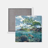 Activiteiten in de omgeving van Hilo Hawaii Big Is Magneet (Voorkant / Achterkant)