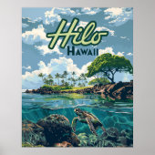 Activiteiten in de omgeving van Hilo Hawaii Big Is Poster (Voorkant)