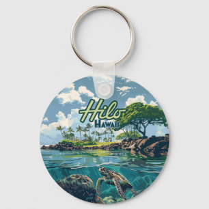 Activiteiten in de omgeving van Hilo Hawaii Big Is Sleutelhanger