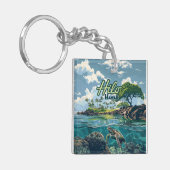 Activiteiten in de omgeving van Hilo Hawaii Big Is Sleutelhanger (Voorkant Links)