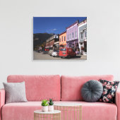 Activiteiten in de omgeving van Historic Downtown  Canvas Afdruk (Insitu (Woonkamer))