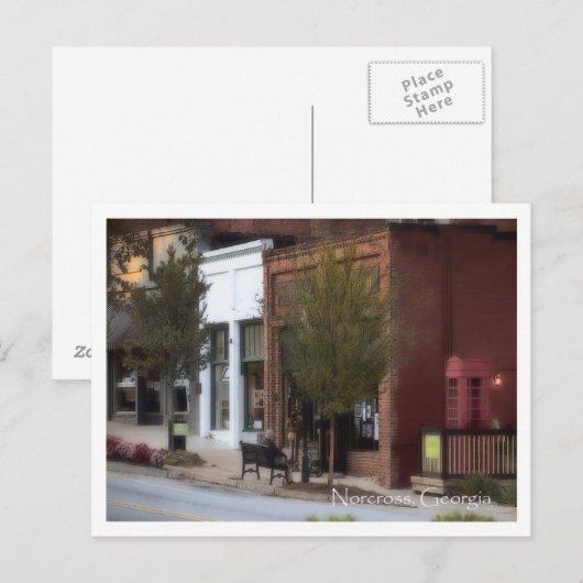 Activiteiten in de omgeving van Historic Norcross, Briefkaart (Voorkant / Achterkant)