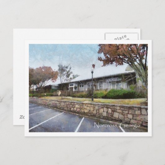 Activiteiten in de omgeving van Historic Norcross  Briefkaart (Voorkant / Achterkant)