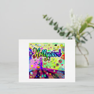 Activiteiten in de omgeving van Hollywood Cool Ene Folie Feestdagen Briefkaart