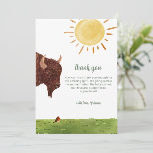 Activiteiten in de omgeving van Holy Koe Highland  Bedankkaart (Staand voorkant)