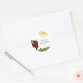 Activiteiten in de omgeving van Holy Koe Highland  Ronde Sticker (Envelop)